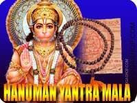 Hanuman yantra mala for protection
